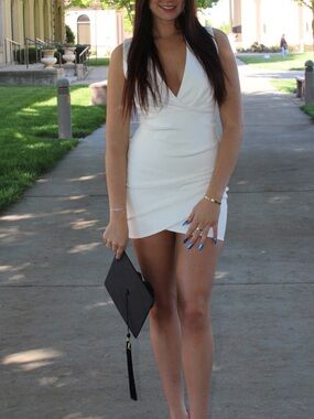 Lulus White Dress - Small